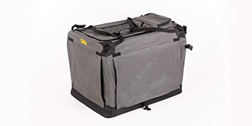 Hundetransportbox 102 * 69 * 80cm, Autobox, Hundetasche, Hundebox, Faltbare Transportbox, Box für Hund und KatzeCOOL PET (grau)
