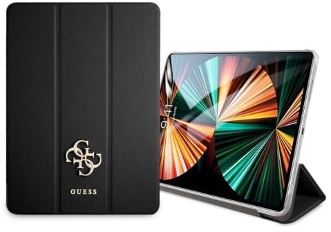 Guess GUIC11PUSASBK Saffiano Collection - Funda Tipo Libro para iPad de 11, Color Negro
