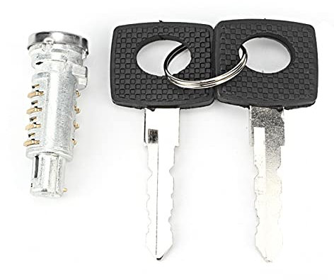 Serrature per porte auto, cilindro serratura, serrature a cilindro, cilindro serratura porta in ferro 1Pc con 2 chiavi 6707600205 Adatto per VITO W638/V CLASS 1999-2003