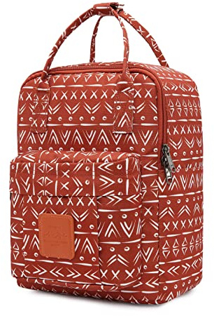 HotStyle Bestie Mini-Rucksack, mehrere Farben und Muster, kleine Größe, SD298e, Boho, Rot, Einheitsgröße, Gemustert