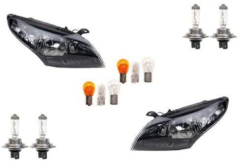 Johns, Scheinwerfer Halogen passend für Renault Megane III 08-12 Leuchtmittel Set Li Re