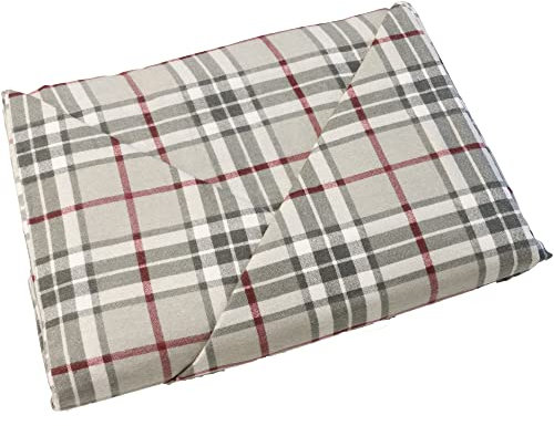 INTRECCI Set Lenzuola Singolo in Flanella, Tessuto in Cotone anti Pilling, Lenzuolo Sotto + Lenzuolo Sopra + 1 Federa, Comfort, Morbidezza, Set Lenzuola Made in Italy, Fantasia: Tartan Grigio