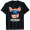Skifahren Ski Pistensau T-Shirt