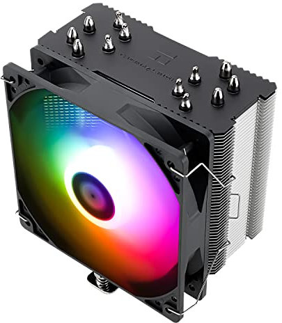 Thermalright BA120 ARGB CPU-Luftkühler, 6 Heatpipes, TL-C12CG-S PWM Leiser Lüfter CPU-Kühler mit S-FDB-Lager, für AMD AM4/Intel LGA 1700/1150/1151/1200, PC-Kühler