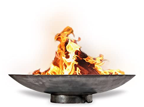 CLGarden Feuerschale Cortenstahl 60 cm rund Garten Feuerstelle CF60 klein robust 2,5 mm Corten Stahl Metall