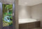 Schön und Wieder Duschrückwand | Motivrückwand | Spritzschutz aus 3mm Alu Verbundsplatte in 0,03x100x200cm mit Schutzfolienkaschierung Motiv Tropischer Fluss