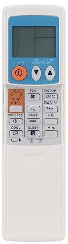 ALLIMITY Reemplazo de Mando a Distancia Aire Acondicionado adaptar por Mitsubishi Air Conditioner AC A/C MS12TN MCFH-A24WV MS-24WN MSH-24WN
