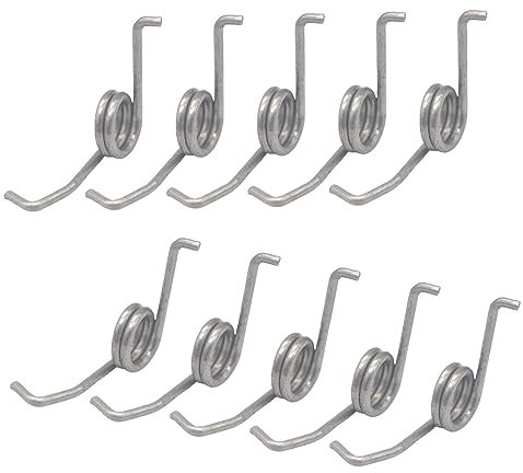 predolo Trommel Angelrolle Radfeder Werkzeugsatz Ersatzteile Winzige Torsionsfeder für, 10 Pieces 304