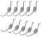 predolo Trommel Angelrolle Radfeder Werkzeugsatz Ersatzteile Winzige Torsionsfeder für, 10 Pieces 304