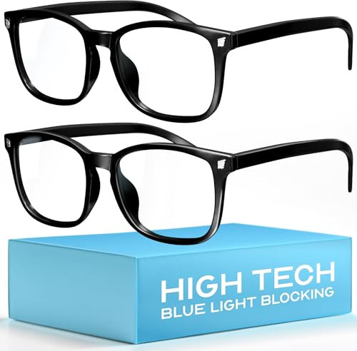livho High Tech-Blaufilterbrille – Fortschrittliche Computerbrille mit 99% Blaulichtblockierung – Schutz vor Augenermüdung und UV-Blendung