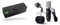 EVO 8 USB Audio Interface external sound card for music productions (4 in / 4 out, Smartgain & Marantz Professional MPM-1000 - Studio Recording Condenser XLR Microphone