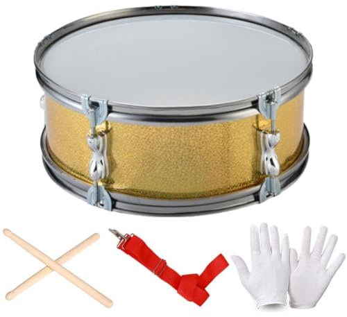 Keuyeo 13-Zoll-snaredrum-Set Verstellbarem Riemen – Percussion-marschtrommel Trommelstöcken Zum Erlernen Und Aufführen Von Musik
