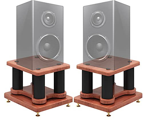 Meuble Hifi Pieds D'enceinte Extra-hauts - 20cm/ 30cm/ 40cm/ 50cm/ 60cm/ 70cm/ 80cm, Supports Universels de Haut-parleurs D'étagère de Son Surround Stables, Facile à Installer(20cm (7 7/8in) Tall)