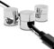 Cable Anchors Metal Cable Clips 3 Pcs Cord Organiser Desk Cable Clips Portable Easy to Install Cable Anchor Storage and Fixing Suitable for Home Office Shopping Mall Display Stand (Silver)
