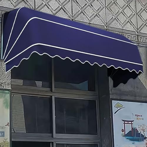 YIJIEHH Französisch Gebogen Einziehbare Markise, Französische Design Markise, Pergola Markise, Terrasse Markisen, UV-Regen-Schnee-Schutz, Für Cafe, Restaurant, Straßenladen-A13||150x60x60cm