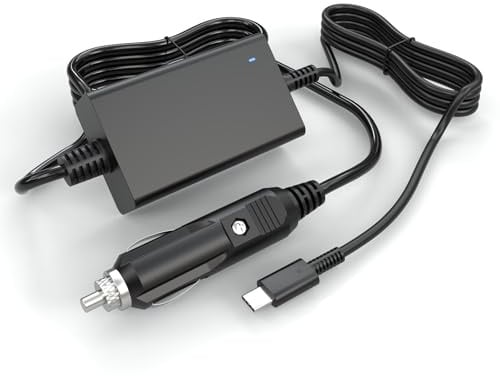 Ladegerät Auto 100W USB C Netzteil 12-24V KFZ Ladegerät Netzteil | für Lenovo HP Dell Acer Asus Chromebook Samsung Mac Book Und andere USB-C Geräte，Type C DC Adapter Car Charger