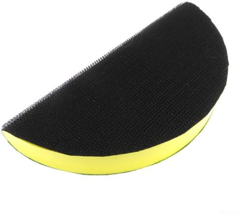 Blocco abrasivo a mano in schiuma flessibile con supporto per dischi abrasivi, ideale per progetti artistici, artigianali e in legno