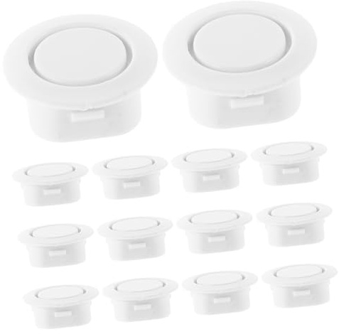 SOPOTUTU 20 pièces Cache Trous Voiture Protection Radar Bouchons Poussière Facile à Installer Blanc