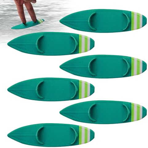 Byuexhp Mini Surfboard | 6 Stücke Kleine Surfboards - Miniatur Surfbrett Spielzeug Für Jugendliche Kinder Spaß Zuhause Schule Auto Fensterdekoration