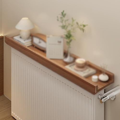 WANGRUIERHA Balda Radiador para Radiador, Cubre Radiadores de Pared para el Hogar, Router Rack, Adecuado para Sala de Estar, Dormitorio, Pasillo, Oficina(Brown,60x15x4cm/24x6x1.6in)