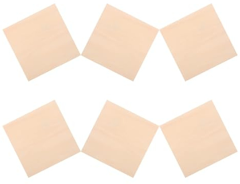 Unbearbeitete Holzplatten 6 Stück 30 cm große Sperrholzplatten, glatte, unbehandelte Holzplatten for DIY-Bastelarbeiten, Bemalen, Schnitzen, Holzschilder, Rohlinge for Holzbearbeitung