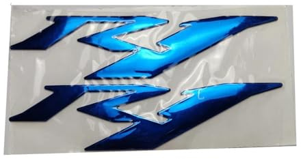 3D-Logo-Aufkleber Für Verkleidung Und Tankpad Für Yamaha YZF-R1 YZFR1 YZF R1(BLAU)