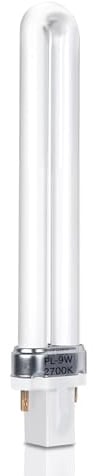 Lampe Fluorescente Compacte 9W à 2 Broches, G23 Blanc Froid 4000K, Dimensions : 16,5 cm, 720LM, CFL Tube Rotatif en Forme de U, Lampe à économie D'énergie, Convient Pour Couloir, Chambre, 1 Pack