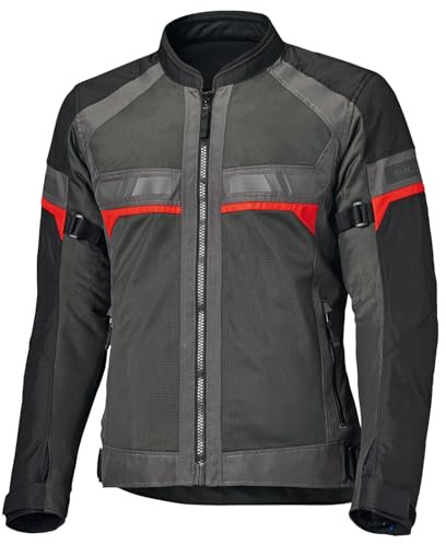 Held Tropic 4 Top Motorrad-Jacke Herren Anthrazit 3XL | Sommer Motorradjacke mit Mesh – CE zertifiziert – D3O Ghost Level 1 Protektoren Schulter & Ellbogen – atmungsaktiv