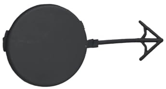 VSESTCDPB Tapa de la Cubierta del Gancho de Remolque para Seat para Leon 2013 2014 2015 2016 Tapa De Gancho De Remolque De Parachoques Trasero De Coche 5F0807441