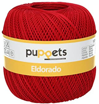 Puppets 4574016-00047 - Filato per uncinetto, 100% cotone, 47, spessore 16, 50 g