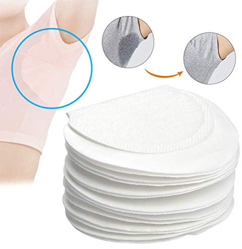 BUYGOO 80PCS Coussinets Anti-transpiration Patchs de Transpiration Lingette Protège Aisselles pour Femmes Hommes, Invisible, Confortable