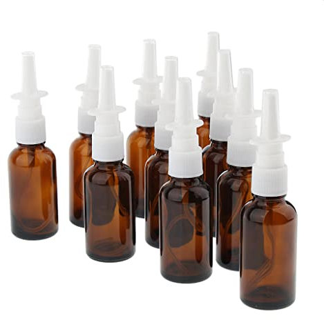 10er Pack spray-Flasche Fingerzerstäuber Sprühflasche zerstäuber , Braun