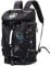 Kalesi Leichter Reiserucksack, wasserdicht, für College, Sport, Fitnessstudio - Schwarz - X-Large