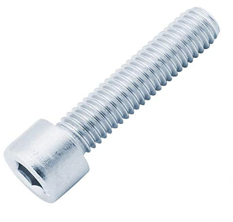 D2D | VPE: 10 Stück - Zylinderschrauben mit Innensechskant - Größe: M12 x 40 mm - DIN 912 verzinkt | Zylinderkopfschrauben