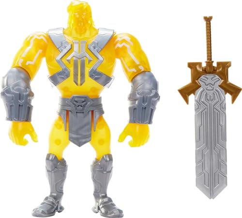 Masters of the Universe He He-Man, große Figur mit Zubehör, inspiriert von Motu Netflix Animated Series, 20,3 cm, Sammlerspielzeug