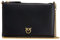 Pinko Flat Classic Simply 1 Vitello, Accessori da Viaggio-Portafogli Donna, Z99Q-Nero-Antique Gold, U