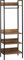 HOMCOM Garderobenständer, Kleiderständer mit 4 Ablagen, Garderobe, Wäscheständer im Industrie-Design für Schlafzimmer, Flur, Eingangsbereich, Braun, 60 x 40 x 180 cm