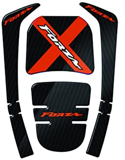 Motorrad Tank Aufkleber Für Honda Forza 125 300 3D Gel Schutz Aufkleber Motor Fahrzeug Tank Aufkleber Schmücken (Color : 7)