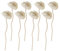 YARNOW Duftglas Leer Diffuser Sticks 8-Teiliger Rattan-Diffusor Blumenförmige Nachfüll-Diffusor-Sticks Ersatz-Diffusor-Sticks Für Ätherische Öle Für Zu Hause Raumduft Flasche