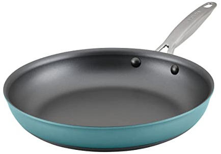 Anolon Achieve harteloxierte Antihaft-Pfanne/Bratpfanne, 30,5 cm, Blaugrün