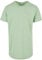 Urban Classics Men's Shaped Long Tee T-Shirt, Vintage Green, L