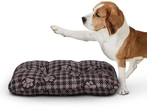 Bestlivings Cuscino per cani 40 x 60 x 15 cm (lunghezza x larghezza x altezza), colore marrone, imbottito in diverse misure M-XXL, per cani di piccola e grande, con certificazione Öko-Tex