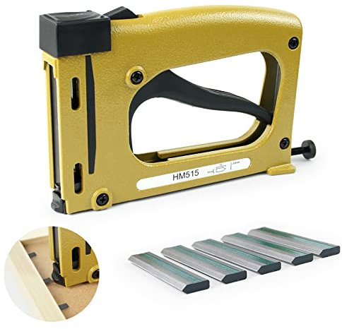 HM515 Manual Flexible Point Driver Kit with 1,000 Points for Securing Back Pieces of Picture Frames, Flex Point Tacker, Point Driver Gun, Picture Framing Nailer Tool