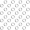 CLKE 32 Stück Karabiner Rund, Karabiner Silber, Schlüsselringe 20 mm，Karabiner Ring Kleine, Karabinerring, Karabinerhaken Rund - Für DIY-Handwerk, Taschen und Schmuck