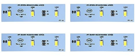 SW-BX02B Kühlschrank-LED-Lichtplatine, Ersatz für Frigidaire-Kühlschrank, LED-Licht, Kühlschrank-LED-Lichtmodul, Ersatz ZBE2350HCA sw-bx02b (4 Stück)