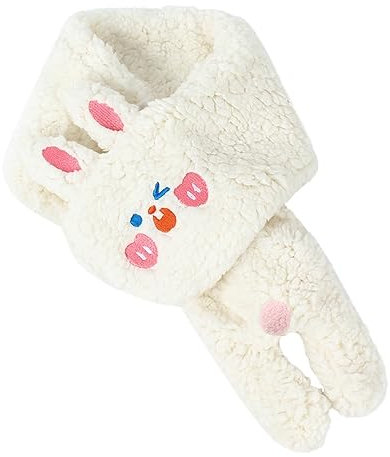 MEGAUK Damen Bär Kaninchen Loop Schal Kuschelig Schlauchschal Flauschig Damenschal Weich Rundschal Winterschal Warm Scarf