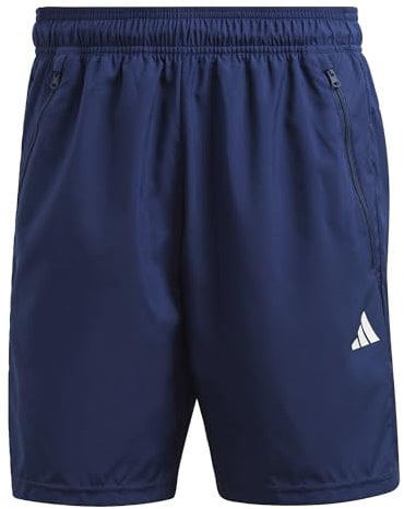 adidas Herren Train Essentials Woven Training Shorts, Dark Blue/White, S 5 inch