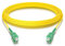 10Gtek® 15m Câble Fibre Optique Orange SFR Bouygues, Simplex Monomode SC/APC à SC/APC Rallonge/Jarretière, Garantie 5 Ans, Jaune