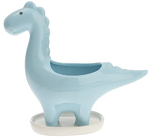 BESPORTBLE Pot De Fleur De Mode Jardinières en Céramique Pots Succulents Animaux Animal Mignon Jardinière en Forme Cache-Pot Bleu Et Blanc Mini Porte-Plante Succulente Pots à Ornements Bureau