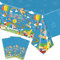 Shinybox 3 Stück Alles Gute Zum Schulanfang Tischdecken, Einschulung Deko Tischdecken, Alles Gute Zum Schulanfang Deko, Schulanfang Tischdekoration, Schulstart Party Dekoration 274 x 137cm(Blau)